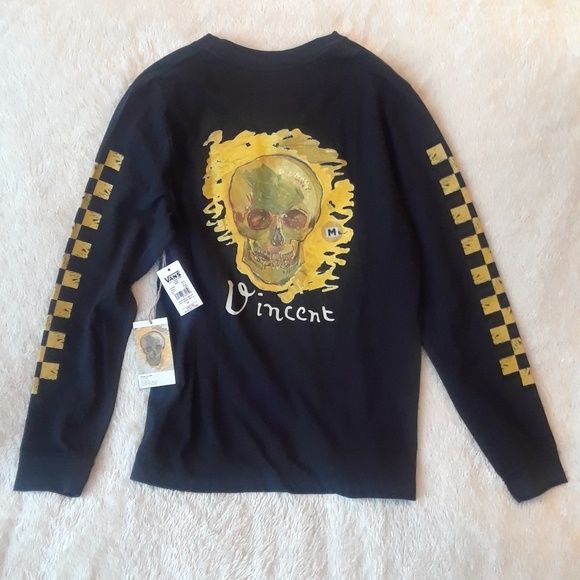 Vans x Vincent Van Gogh Skull Shirt - Picture 3 of 8
